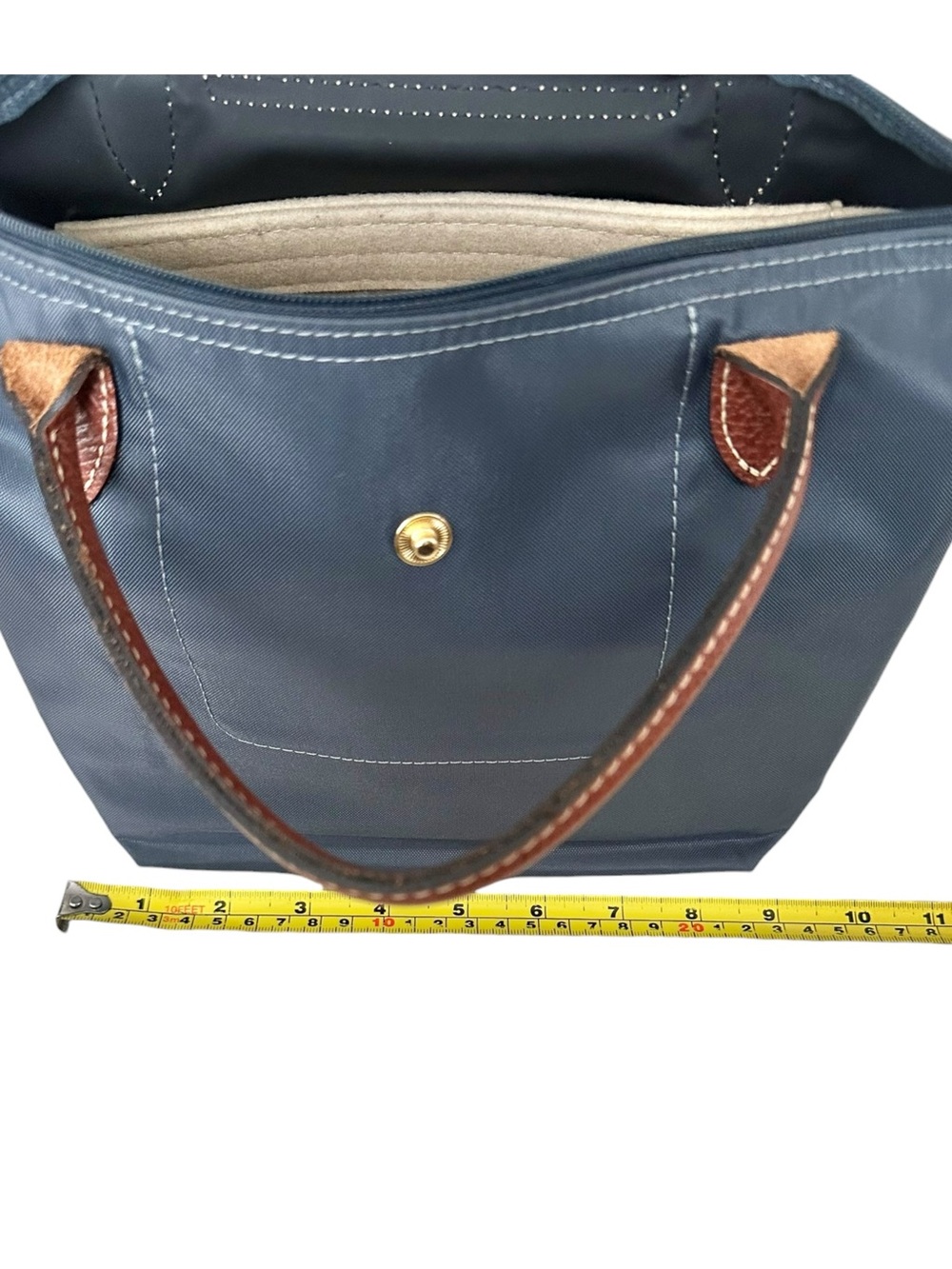 Longchamp Le Pliage Original S Handbag Gray - Picture 7 of 16
